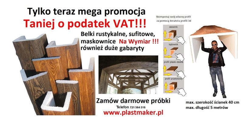 Imitacje drewna na wymiar - Taniej O VAT